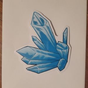 Blue Crystal Sticker